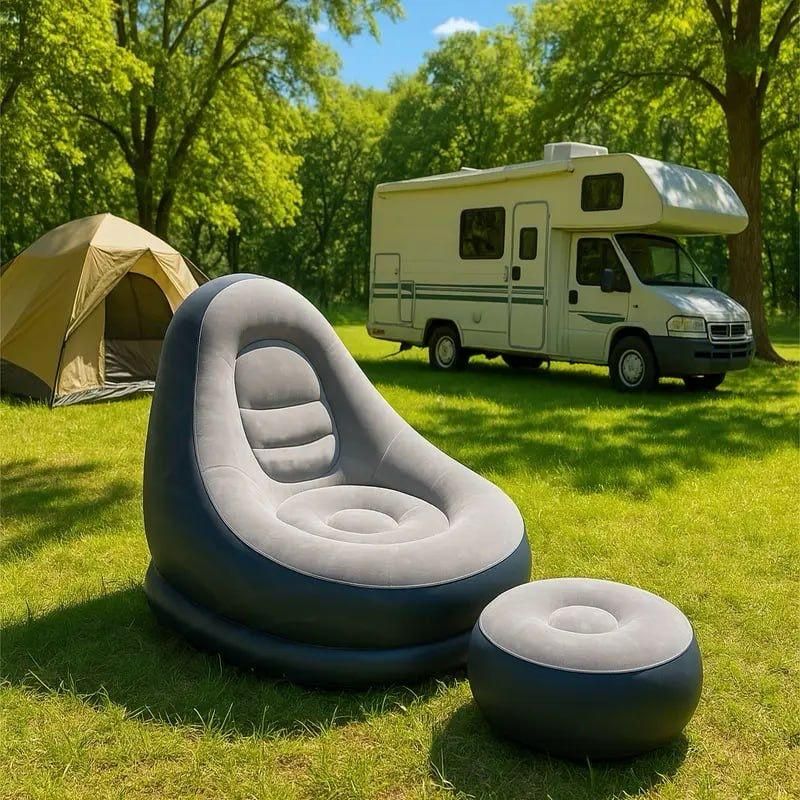2 in 1 Inflatable  Lounge Sofa