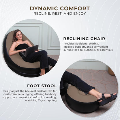2 in 1 Inflatable  Lounge Sofa