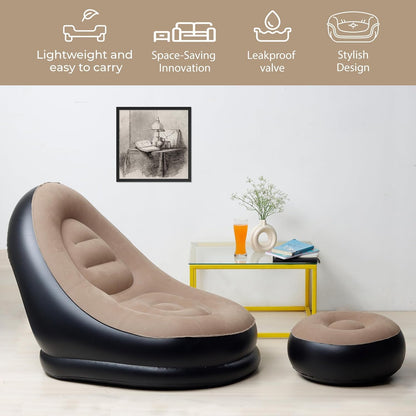 2 in 1 Inflatable  Lounge Sofa